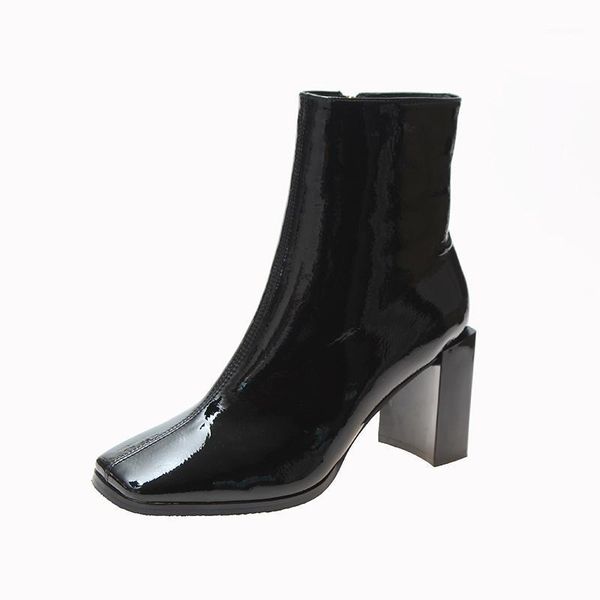 boots whoholl ankle for women square toe fashion shoes plush warm winter short zipper heels high lady shoes1, Black
boots whoholl ankle for women square toe fashion shoes plush warm winter short zipper heels high lady shoes1, Black