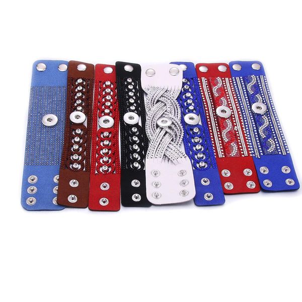 snap jewelry wholesale mixed style bracelets leather beaded snap bracelet cuff bangle fit 18mm snap button jewelry for women q sqcres, Golden;silver
snap jewelry wholesale mixed style bracelets leather beaded snap bracelet cuff bangle fit 18mm snap button jewelry for women q sqcres, Golden;silver