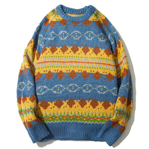2021 new vintage pullover pattern knittwear o-neck mens streetwear sweater hip hop oversize couple casual retro sweaters zjak, White;black
2021 new vintage pullover pattern knittwear o-neck mens streetwear sweater hip hop oversize couple casual retro sweaters zjak, White;black