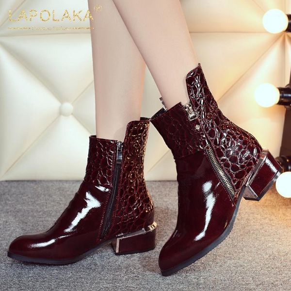 boots lapolaka fashion big size 42 thick heels shoes ladies female zip up spring autumn ins woman1, Black
boots lapolaka fashion big size 42 thick heels shoes ladies female zip up spring autumn ins woman1, Black