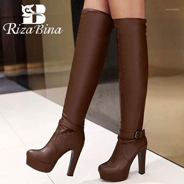 boots rizabina platform high heels shoes women winter warm over the knee buckle solid color long size 32-431, Black
boots rizabina platform high heels shoes women winter warm over the knee buckle solid color long size 32-431, Black