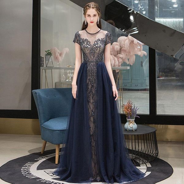 runway dresses navy blue celebrity evening 2021 fashion beaded mermaid with tulle overskirt prom party gowns sheer jewel neck zipper1, Black
runway dresses navy blue celebrity evening 2021 fashion beaded mermaid with tulle overskirt prom party gowns sheer jewel neck zipper1, Black