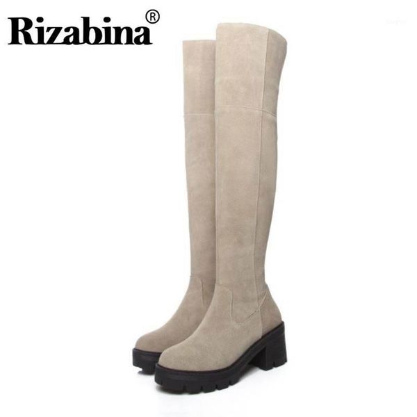 boots rizabina women thigh high real leather heels platform shoes fall winter keep warm stretch size 34-391, Black
boots rizabina women thigh high real leather heels platform shoes fall winter keep warm stretch size 34-391, Black
