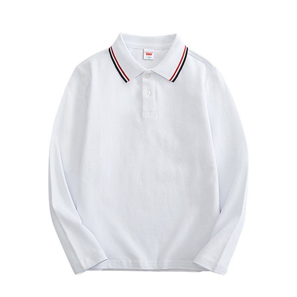 new 95% cotton soft breathable boys polo shirt children's long sleeve t-shirt versatile bottoming girls lapel solid t-shirt, Blue
new 95% cotton soft breathable boys polo shirt children's long sleeve t-shirt versatile bottoming girls lapel solid t-shirt, Blue