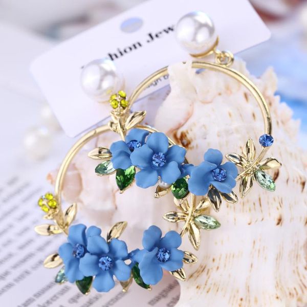 dangle & chandelier zoshi elegant flower drop earrings bijoux sweety colourful petal alloy ear circle big charm brinco for women, Silver
dangle & chandelier zoshi elegant flower drop earrings bijoux sweety colourful petal alloy ear circle big charm brinco for women, Silver
