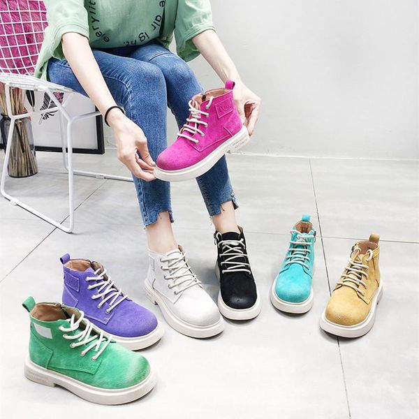 boots spring frosted pig split leather female fashion preppy style women's shoes round toe flat heels oulyyyogo, Black
boots spring frosted pig split leather female fashion preppy style women's shoes round toe flat heels oulyyyogo, Black