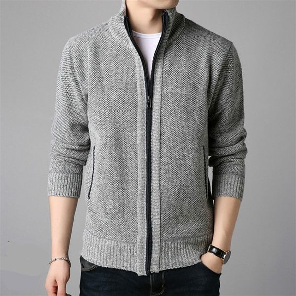winter fleece men's sweater coat side pocket long sleeve knitted cardigan full zip autumn warm male fashionable causal clothing, White;black
winter fleece men's sweater coat side pocket long sleeve knitted cardigan full zip autumn warm male fashionable causal clothing, White;black