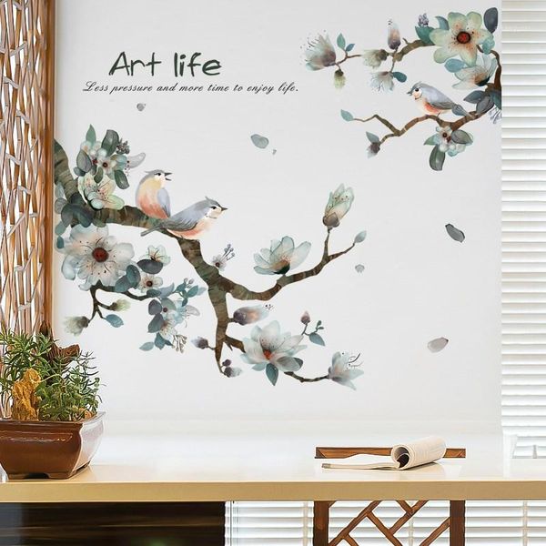 vintage ink painting bird on the branch flower wall stickers for living room diy tv background wall decorations art wallpaper1
vintage ink painting bird on the branch flower wall stickers for living room diy tv background wall decorations art wallpaper1