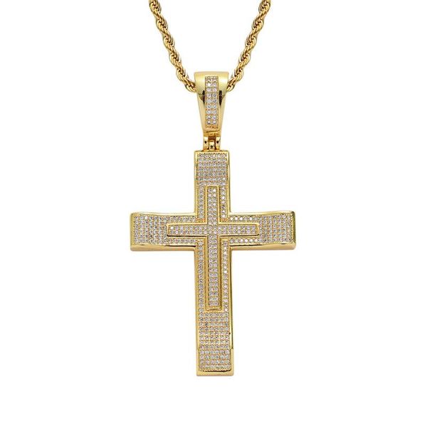 gold plated bling cz diamond stone cross pendant with 24inch rope chain for men women gift, Silver
gold plated bling cz diamond stone cross pendant with 24inch rope chain for men women gift, Silver