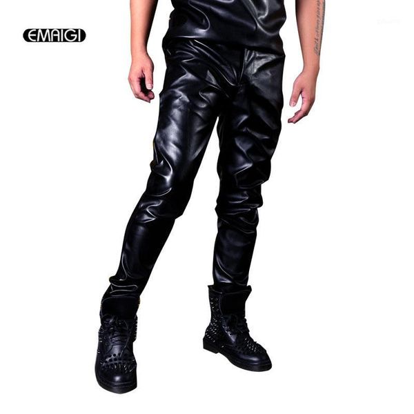 can becustom made men casual leather motorcycle pants male fashion hip hop rock punk slim fit pu leather trousers stage clothes1, Black
can becustom made men casual leather motorcycle pants male fashion hip hop rock punk slim fit pu leather trousers stage clothes1, Black