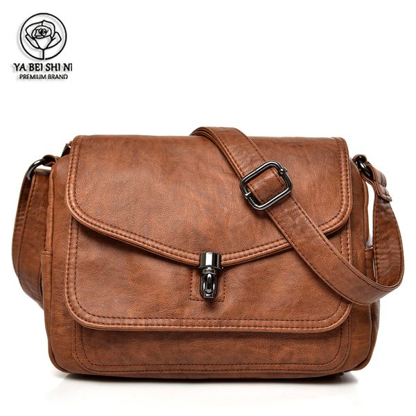 2-layer clamshell women's messenger bags soft leather shoulder bag feminina bolsa luxury handbags women bags designer sac a main c1223
2-layer clamshell women's messenger bags soft leather shoulder bag feminina bolsa luxury handbags women bags designer sac a main c1223