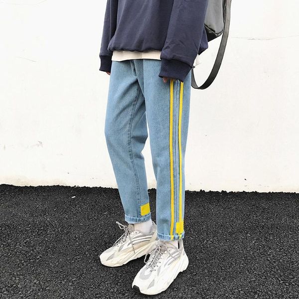 autumn jeans men fashion wash contrast color casual hip hop denim trousers man streetwear wild loose straight jeans pants men, Blue
autumn jeans men fashion wash contrast color casual hip hop denim trousers man streetwear wild loose straight jeans pants men, Blue
