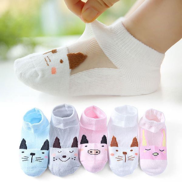 5 pairs/set summer thin kids socks breathable cotton mesh cartoon animal decor infant children socks 0-12t boys girls clothes y201009, Pink;yellow
5 pairs/set summer thin kids socks breathable cotton mesh cartoon animal decor infant children socks 0-12t boys girls clothes y201009, Pink;yellow
