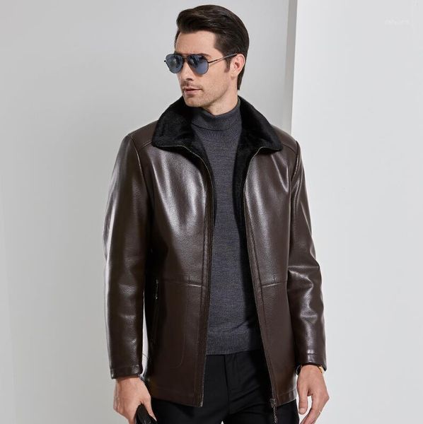 winter men's integrated ecological second layer thick leather jacket for middle-aged elderly men quite good quality1, Black
winter men's integrated ecological second layer thick leather jacket for middle-aged elderly men quite good quality1, Black