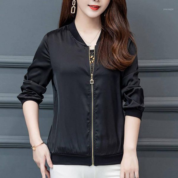mom's plus size casual baseball jacket women casual soild color zipper thin jacket female lightweight sun uv protection outwear1, Black;brown
mom's plus size casual baseball jacket women casual soild color zipper thin jacket female lightweight sun uv protection outwear1, Black;brown