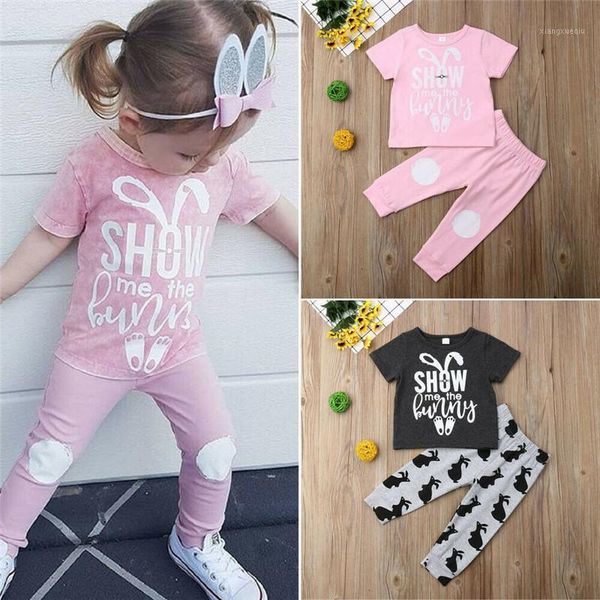 2pcs easter toddler baby boys girls clothes short sleeve t-shirt +pants outfit 1-6y1, White
2pcs easter toddler baby boys girls clothes short sleeve t-shirt +pants outfit 1-6y1, White