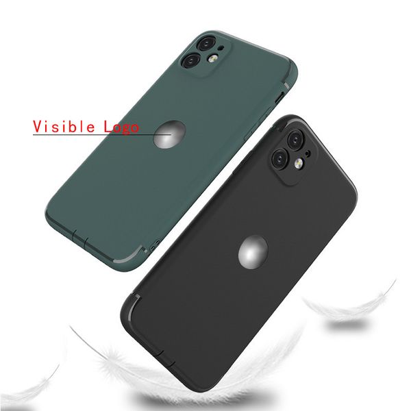 visible logo creative phone case for iphone 12 pro max soft tpu matte anti-fall protective back cover for iphone 11 xs max xr
visible logo creative phone case for iphone 12 pro max soft tpu matte anti-fall protective back cover for iphone 11 xs max xr