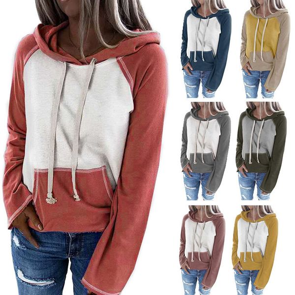 europe and america autumn and winter 2020 women's hooded pullover color matching casual women's sweater designer fashion loose, Black
europe and america autumn and winter 2020 women's hooded pullover color matching casual women's sweater designer fashion loose, Black