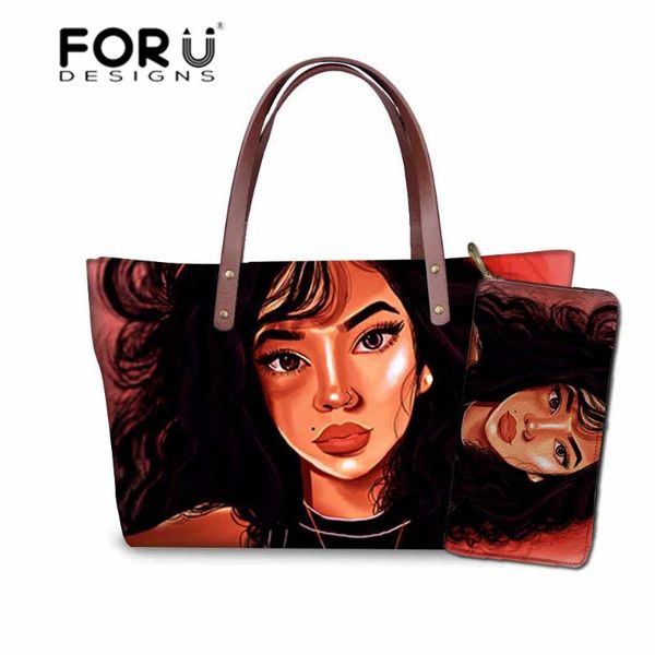 forudesigns purse&handbags women black art afro lady girls printing fashion totes females 2pcs/set large handbags bolsa feminina
forudesigns purse&handbags women black art afro lady girls printing fashion totes females 2pcs/set large handbags bolsa feminina
