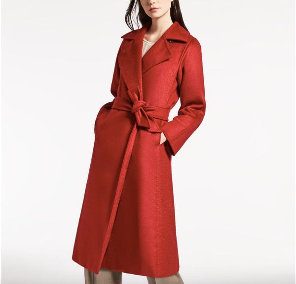 obrix fashionable iconic style female autumn winter camel wool soft lining long classic coat with belt lj201106, Black
obrix fashionable iconic style female autumn winter camel wool soft lining long classic coat with belt lj201106, Black