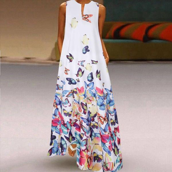 h30 women plus size maxi dress butterfly print daily sleeveless vintage boho dress white v neck long party dresses for women, Black;gray 
h30 women plus size maxi dress butterfly print daily sleeveless vintage boho dress white v neck long party dresses for women, Black;gray