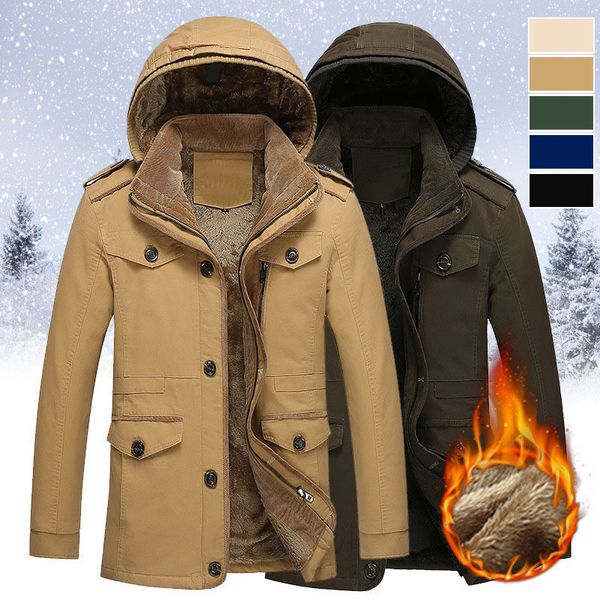 2021 the new new men's 20-degree winter coat thicken warm parkas with hoodie man's woolen jacket outwear jackets 81ry, Black
2021 the new new men's 20-degree winter coat thicken warm parkas with hoodie man's woolen jacket outwear jackets 81ry, Black