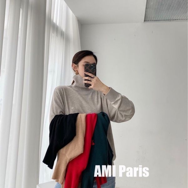 autumn and winter 2020 new french love high collar wool solid color men's and women's slim casual sweater knitwear, Black;green
autumn and winter 2020 new french love high collar wool solid color men's and women's slim casual sweater knitwear, Black;green