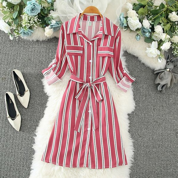 20o3h с длинным рукавом поло кокетка тонкий осень dresscollar стиль 2020 новое платье середине долго талией платье кардиган в полоску рубашк, Black;gray
20o3h с длинным рукавом поло кокетка тонкий осень dresscollar стиль 2020 новое платье середине долго талией платье кардиган в полоску рубашк, Black;gray