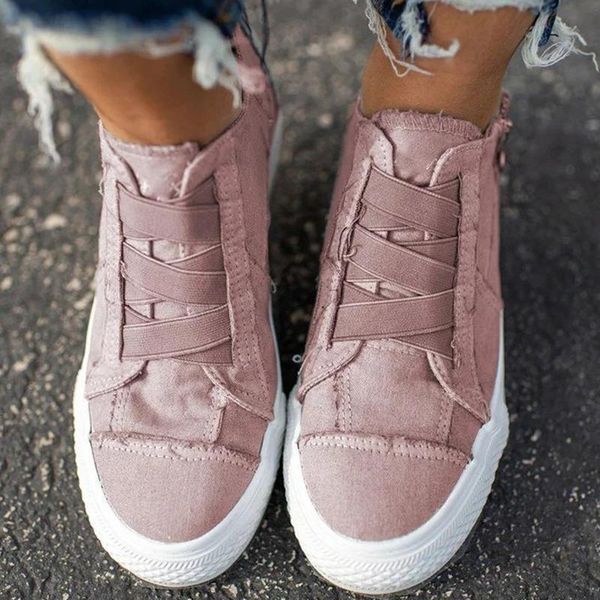 2020 solid color large slope heel women's shoes lace up round head canvas shoes women's, Black
2020 solid color large slope heel women's shoes lace up round head canvas shoes women's, Black
