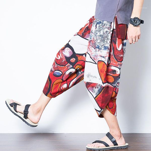 summer cotton men's cropped pants chinese style youth loose retro printing large size casual pants men's beach sarouel1, Black
summer cotton men's cropped pants chinese style youth loose retro printing large size casual pants men's beach sarouel1, Black