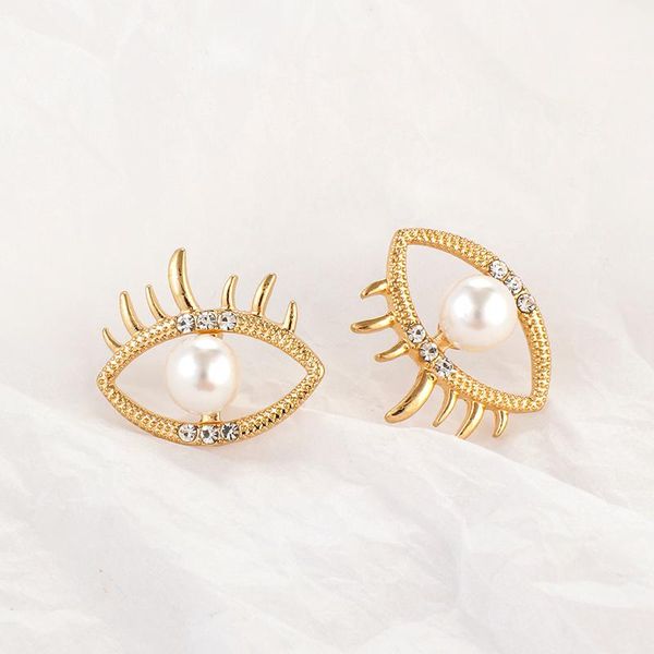 stud amorcome european and america cute eye shape earrings for women rhinestone imitation pearl eyes pendiente fashion jewelry, Golden;silver
stud amorcome european and america cute eye shape earrings for women rhinestone imitation pearl eyes pendiente fashion jewelry, Golden;silver
