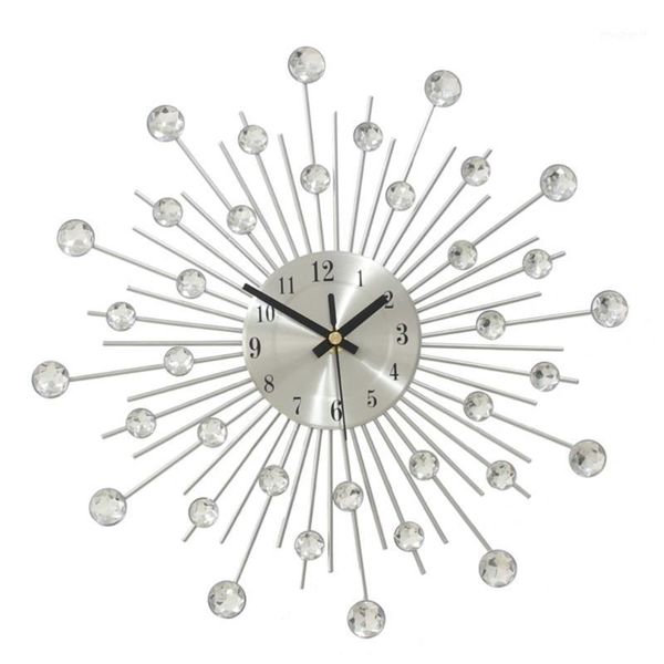handcrafted diamante beaded crystal jeweled sunburst analog quartz wall clock living room bedroom decor1
handcrafted diamante beaded crystal jeweled sunburst analog quartz wall clock living room bedroom decor1