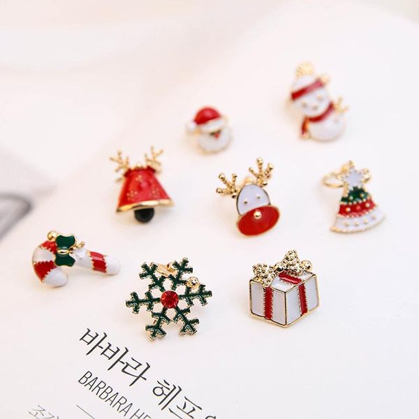 stud winter christmas ear clips without pierced female earrings korea cute santa single buckle, Golden;silver
stud winter christmas ear clips without pierced female earrings korea cute santa single buckle, Golden;silver