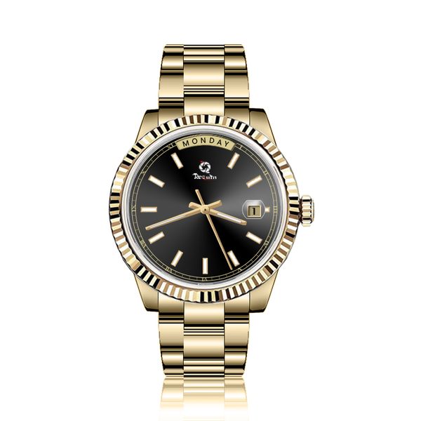 2022 mens automatic mechanical luxury watch requin brand 118239 gold stainless steel case diamond set black dial day date foldover clasp, Slivery;brown
2022 mens automatic mechanical luxury watch requin brand 118239 gold stainless steel case diamond set black dial day date foldover clasp, Slivery;brown