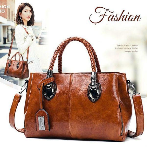 luxury fashion casual boston totes bags handbags women famous brands pu leather brown vintage bag female shoulder bag for ladies
luxury fashion casual boston totes bags handbags women famous brands pu leather brown vintage bag female shoulder bag for ladies