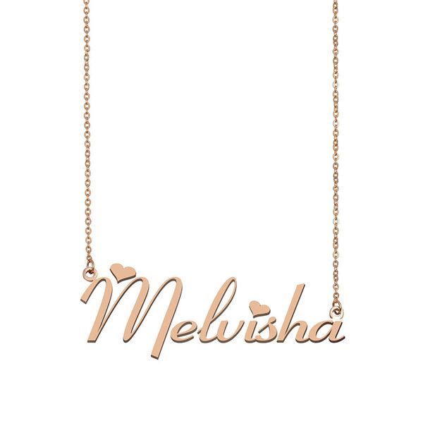 melvisha name necklace custom nameplate pendant for women girls birthday gift kids friends jewelry 18k gold plated stainless steel, Silver
melvisha name necklace custom nameplate pendant for women girls birthday gift kids friends jewelry 18k gold plated stainless steel, Silver