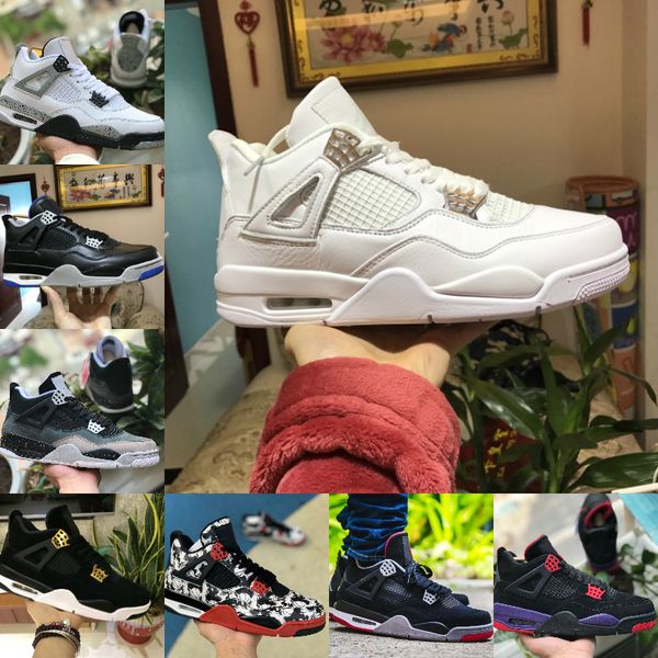 2020 new bred 4s men basketball shoes classic 4 pure money lighting royalty nrd raptor retroes black white cement brand sports shoes
2020 new bred 4s men basketball shoes classic 4 pure money lighting royalty nrd raptor retroes black white cement brand sports shoes