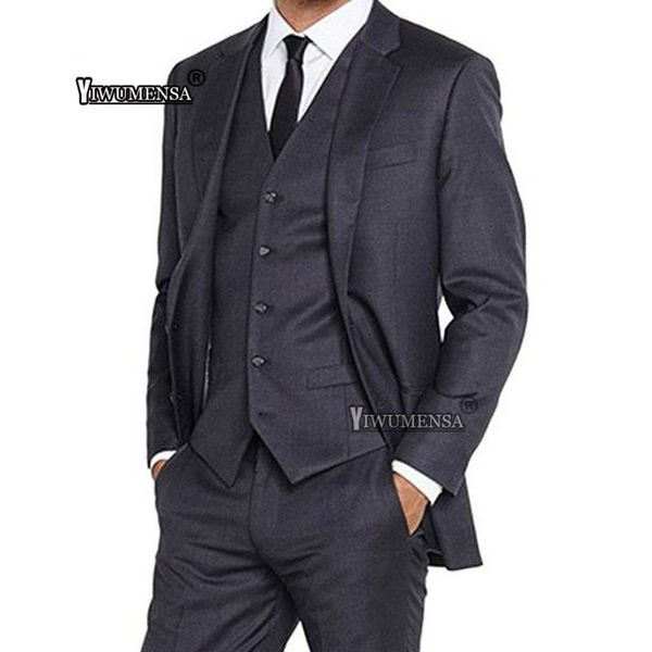 yiwumensa 2020 wedding groom tuxedos notched lapel three piece jacket pants vest custom made business party men trajes de novio, White;black
yiwumensa 2020 wedding groom tuxedos notched lapel three piece jacket pants vest custom made business party men trajes de novio, White;black