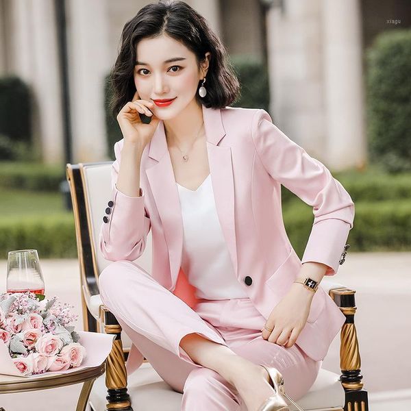 professional women's pants suit feminine 2020 spring and autumn ladies blazer fashion trousers interview overalls1, White
professional women's pants suit feminine 2020 spring and autumn ladies blazer fashion trousers interview overalls1, White