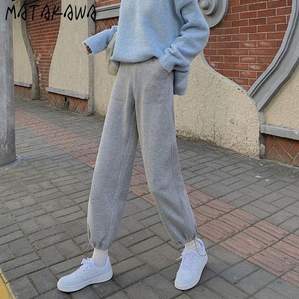 streetwear women gray pants women's fall/winter korean drawstring sports casual pants drape high waist straight wide leg, Black;white
streetwear women gray pants women's fall/winter korean drawstring sports casual pants drape high waist straight wide leg, Black;white
