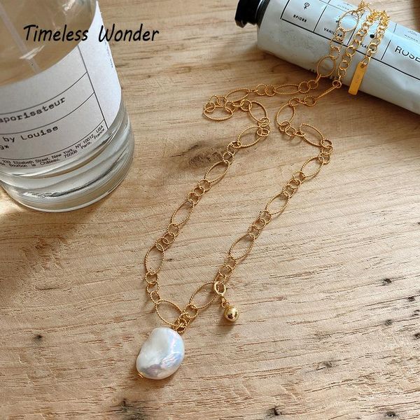 chokers timeless wonder 925 sterling sliver baroque natural pearl ball necklace women jewelry charm gorgeous gift prom statement 6133, Golden;silver
chokers timeless wonder 925 sterling sliver baroque natural pearl ball necklace women jewelry charm gorgeous gift prom statement 6133, Golden;silver
