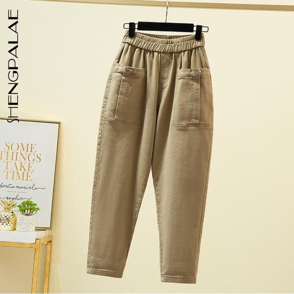 shengpalae women's 2020 winter new trousers fashion solid color high waist large size casual cashmere thick radish pants zc2671, Black;white
shengpalae women's 2020 winter new trousers fashion solid color high waist large size casual cashmere thick radish pants zc2671, Black;white