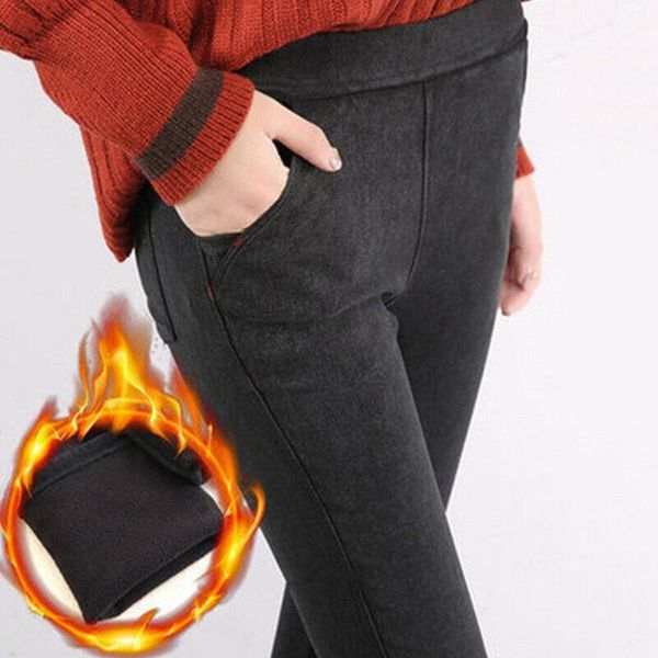womens warm fleece lined pant leggings thermals high waist stretch trousers winter lf881, Black;white
womens warm fleece lined pant leggings thermals high waist stretch trousers winter lf881, Black;white
