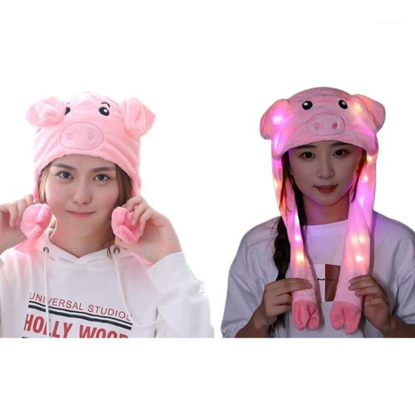 novelty halloween pig plush earflap hat airbag jumping ears led light flashing stuffed toy cute animal beanie cap for kids1, Blue;gray
novelty halloween pig plush earflap hat airbag jumping ears led light flashing stuffed toy cute animal beanie cap for kids1, Blue;gray