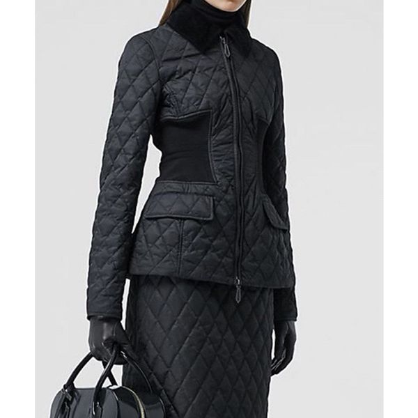 2021 autumn new argyle chess parkas female velvet turtleneck vintage zipper outwear u72w, Black
2021 autumn new argyle chess parkas female velvet turtleneck vintage zipper outwear u72w, Black
