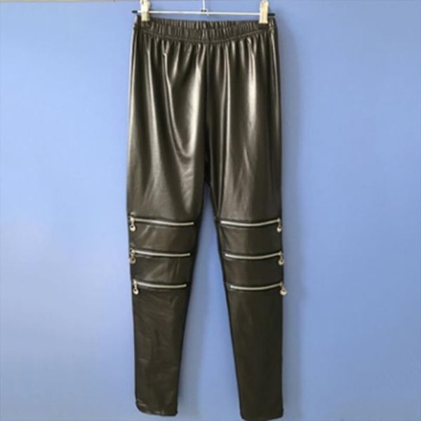 high elasticity zippers pu leather leggings black skinny long pants leggins women leggings with zipper black
high elasticity zippers pu leather leggings black skinny long pants leggins women leggings with zipper black