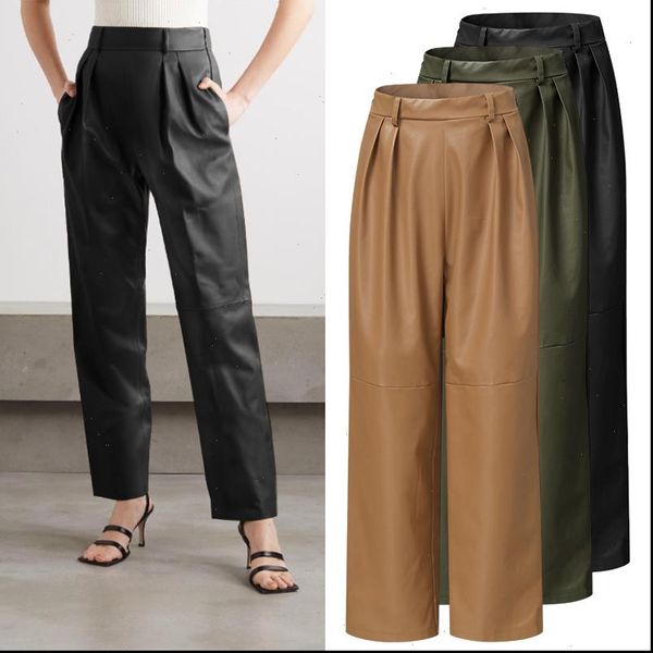 oversized pants women autumn winter pu leather trouser 2020 fashion high waist female casual solid palazzo streetwear 5xl, Black;white
oversized pants women autumn winter pu leather trouser 2020 fashion high waist female casual solid palazzo streetwear 5xl, Black;white