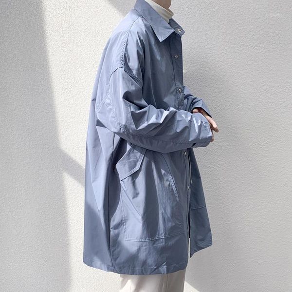 2020 spring and autumn new youth popular men's loose solid color korean mid-length windbreaker fashion casual s-xl1, Tan;black
2020 spring and autumn new youth popular men's loose solid color korean mid-length windbreaker fashion casual s-xl1, Tan;black