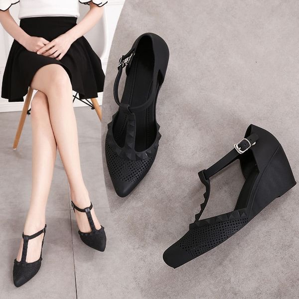 women pumps summer ladies wedge woman t tied soft comfortable platform female casual high heels shoes new y200323, Black
women pumps summer ladies wedge woman t tied soft comfortable platform female casual high heels shoes new y200323, Black