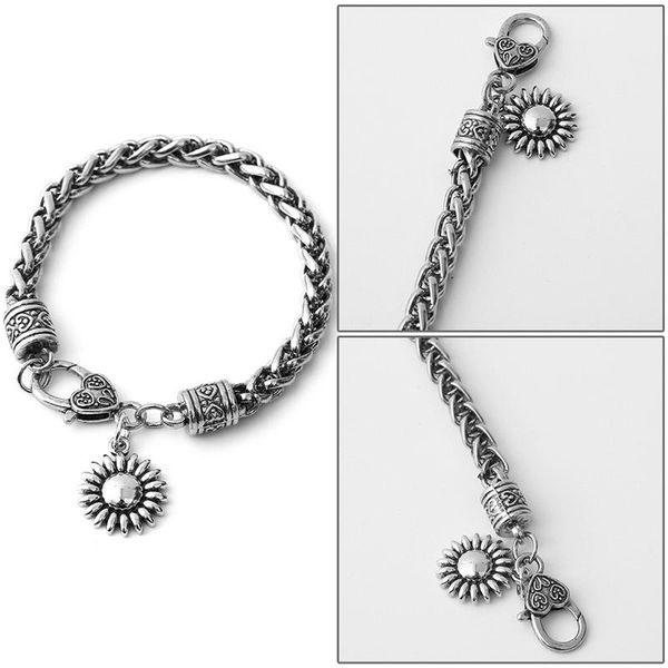 charm bracelets vintage sunflower pendant chain bracelet daisy ladies bangle jewelry couple, Golden;silver
charm bracelets vintage sunflower pendant chain bracelet daisy ladies bangle jewelry couple, Golden;silver